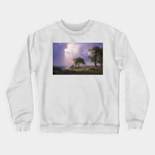 California Spring by Albert Bierstadt Crewneck Sweatshirt